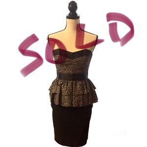 Betsey Johnson Peplum Dress